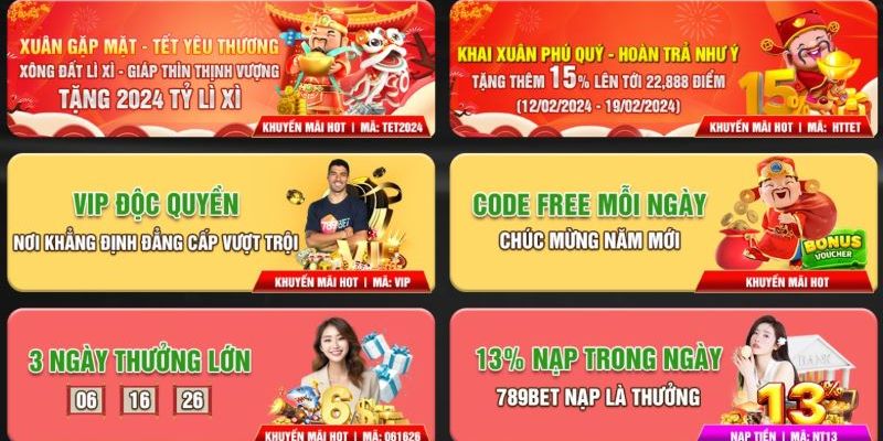 Khuyến mãi 789Bet tặng 68K